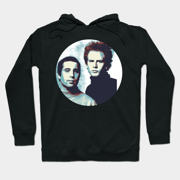 Simon and Garfunkel Hoodie by GreenRabbit